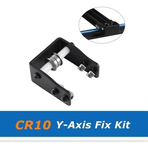 CR-10 10S S4 S5 U Type Y Axis Belt Tensioner Kit Aluminum Alloy Fix Plate For Creality 3D Printer Parts