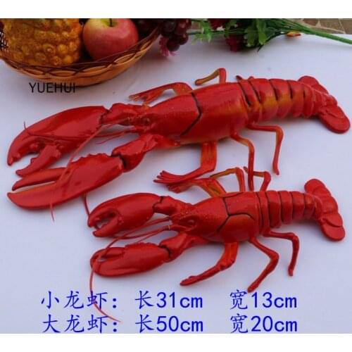 Simulated Seafood Model Hotel Store Decoration Photography Props Simulated Lobster Crab Model Plastic Crab Lobster Ornaments
