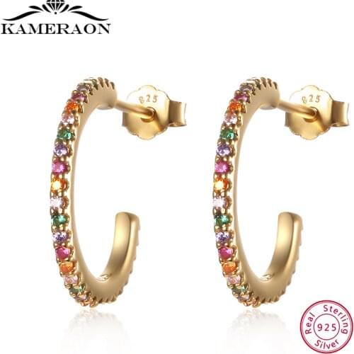 KAMERAON Women's Gold Earrings