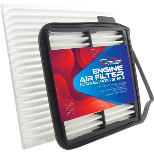 Bi-Trust Engine & Cabin Air Filter Set for Toyota Prius 2004-2009 L4 1.5L 87139-47010-83,87139-47010,CF9846A,CA10159,17801-21040