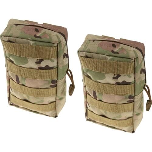 MOLLE Modular Utility Pouch Military Accessory Bag CP Camouflage