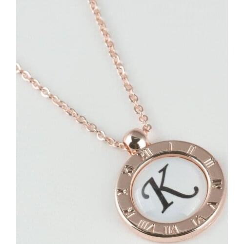Roz Color Letter Necklace