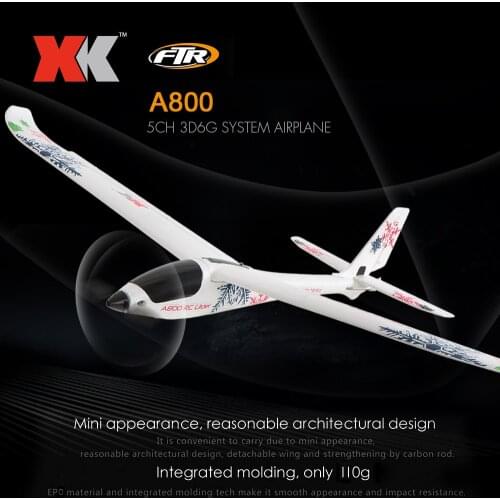Wltoys XK A800 RC Airplane 780mm Wingspan 5CH 3D 6G Mode EPO RC Aircraft Fixed Wing RTF Plane Toys for Kids 20min Playing Time