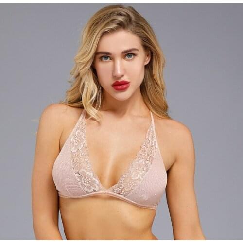 Sexy Women Lingerie U Backless Bras Underwear Deep U Low Cut Push Up Bra Intimates ECMLN Female Breathable Bralette S M L XL XXL
