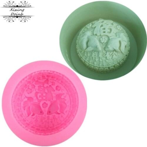 3D fish shape soap silicone mold cake decoration tools candy chocolate gum mold