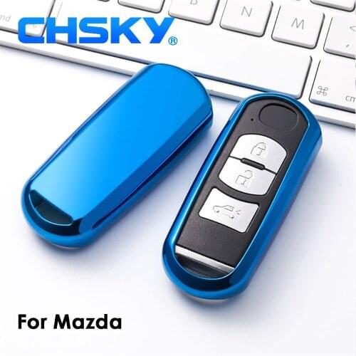 CHSKY Car Styling TPU Car Key Case For Mazda 6 MX5 626 CX-5 Atenza CX-7 CX-9 Car Accessories Car Key Protection Covers Shell