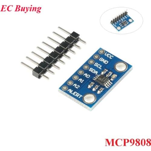High Accuracy Temperature Sensor MCP9808 Digital Temperature Sensor For Arduino I2C Breakout Board Module CJMCU-9808