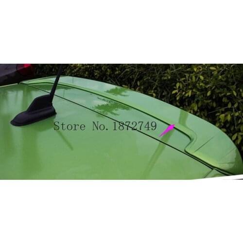 Car Rear Trunk Spoiler Rear Wing Spoilers Trunk Lid Diffuser For Volkswagen POLO 2011.2012.2013.2014.2015