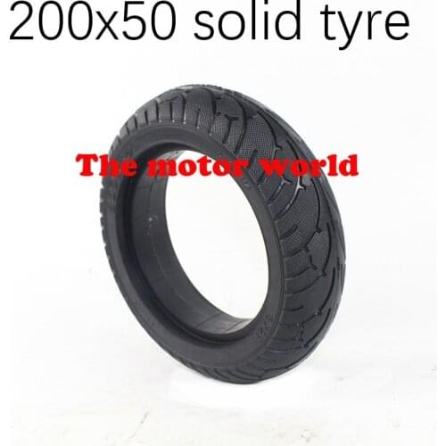 2019 Hot Sale Good Reputation 200x50 Tyre Solid Tires Fit for Motorcycle Self Balancing Hoverboard Electric Scooter