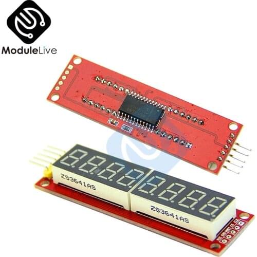 8 Digit LED Display MAX7219 7 Segment Digital Tube SPI Control Board Module For Arduino Raspberry Pi Microcontrollers