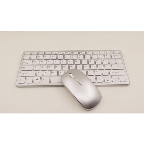 New Fashion Wireless USB Charging Keyboard and Mouse for iMac Windows Mac Desktop Laptop 1074