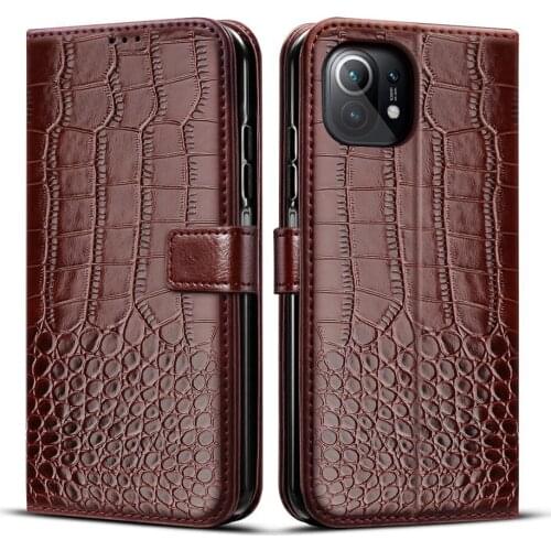 Wallet Flip Case For Xiaomi Mi 11 Mi11 Lite Cover Shockproof Magnetic Leather Stand Phone Protective Bag