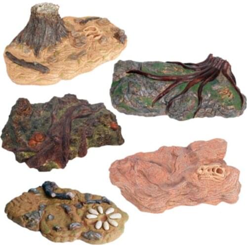 Dinosaur World Scene Base Landscaping Platform Animal Figure Toy Collector Gift Crafts Plastic Model Wild Simulation