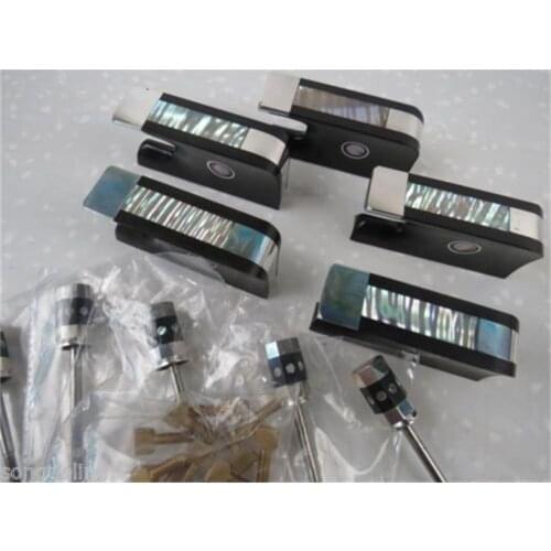 High quality 5 pcs ebony cello bow frogs with silver mounted