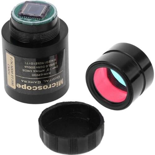 P82C CMOS 2.0MP USB Electronic Eyepiece Microscope Camera Mounting Size 23.2mm with Ring Adapters 30mm 30.5mm