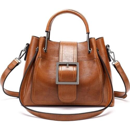 LAN LOU Women Bag Shoulder bag For women 2020 High Quality Fashion Leather Bags New Rivet handbag Ladies Casual Crossbody Bags