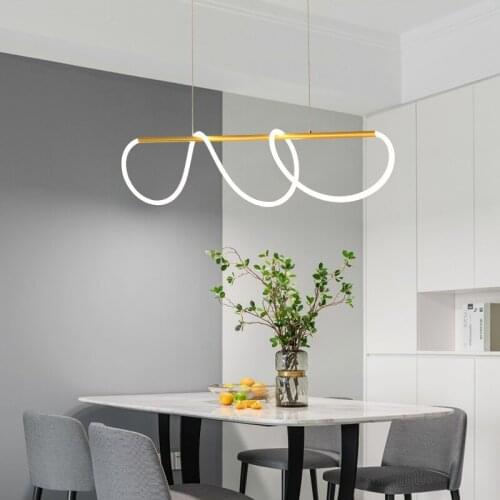 Fashion LED Pendant Chandeliers for Kitchen Office Lustre Lamparas De Techo Colgante Moderna Suspension Luminaire Pendant Lamp