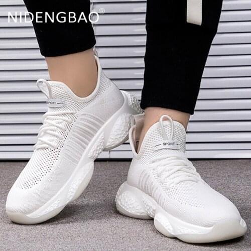 Men Sneakers Breathable Air Mesh Outdoor Sport Shoes Four Seasons Flats Athletic Training Running Shoes Zapatos De Hombre