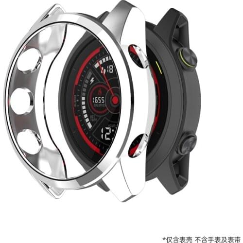 TPU Plating Soft Silicone Watch Case For Garmin Forerunner 745 Smart Watch Replacement Protective Shell For Garmin745 Case