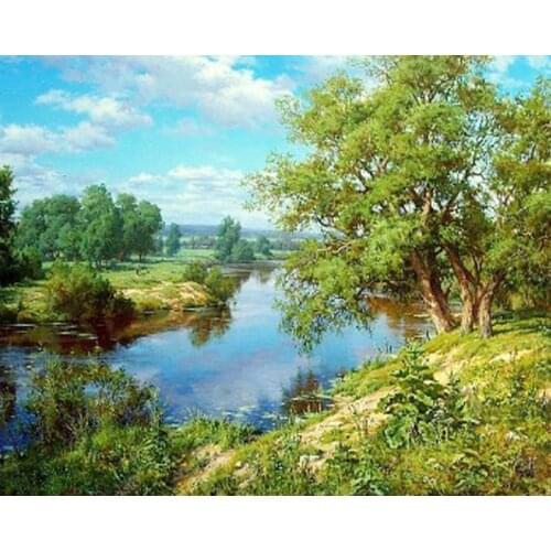 A1979 11CT/14CT/18CT/25CT/28CT tree patterns Counted Cross Stitch DIY Cross Stitch Kits Embroidery Needlework Sets