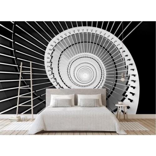 Custom wallpaper for walls 3 d Living room bedroom wall paper for kids room Space tunnel 3D photo mural stereoscopic decoration