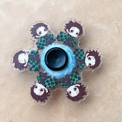 2021 New Anime Demon Slayer Running Fidget Relief Rodent Hand Spinner cutegiftKids Toy Fingertip Gyro Bearing MuteGifts