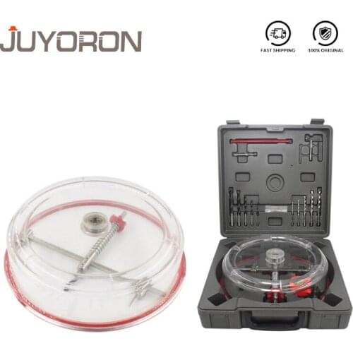 Woodworking Hole Opener with Cover 40-200MM Adjustable 40-300MM Aircraft Hole Opener Wood Drilling