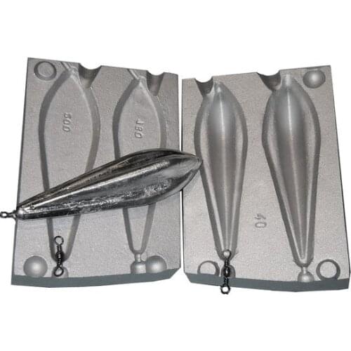 Mould fishing lead Trilobe gr.180-200 F 40
