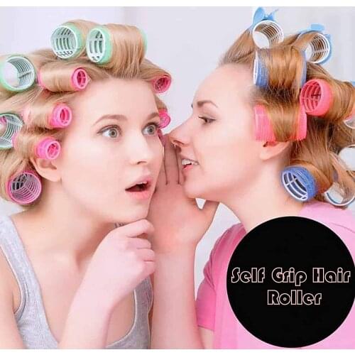 Hair Roller Hairdressing Self Grip Holding Sticky Cling Style Rollers Hair Curler Hair Styling Tool DIY HomeUse Multi Size Salon