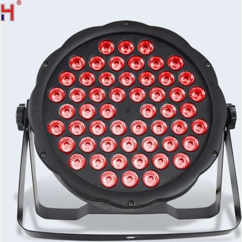 54X3W RGB 3In1 LED PAR Wash Light DMX512 Control DJ Stage Effect Equipment For Dsico Dance Floor