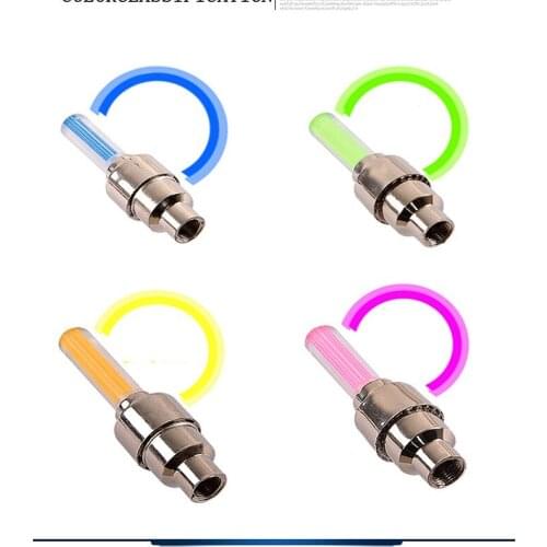 Bike Light Mountain Bike Wheel Light Fluorescent Rods Hots Wheels Gas Nozzle Lights Bicycle Valve Light Bicycle Lighting