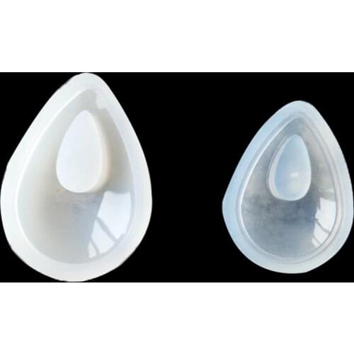 1pcs UV Resin Jewelry Liquid Silicone Hollow Big Small Mold Tear Water Drop Resin Mold For DIY Necklace Charms Making Jewelry