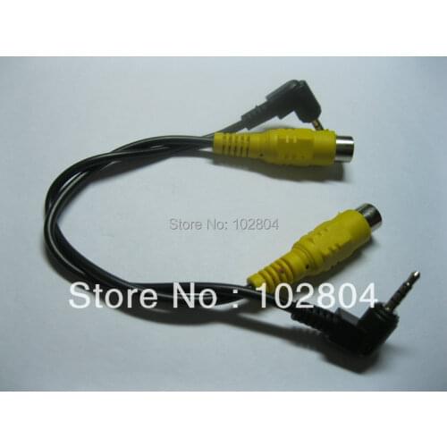 5 Pcs Per Lot 2.5mm 4 Pole Male Plug to RCA Female Jack Connector Cable 20cm HIGH Quality HOT Sale
