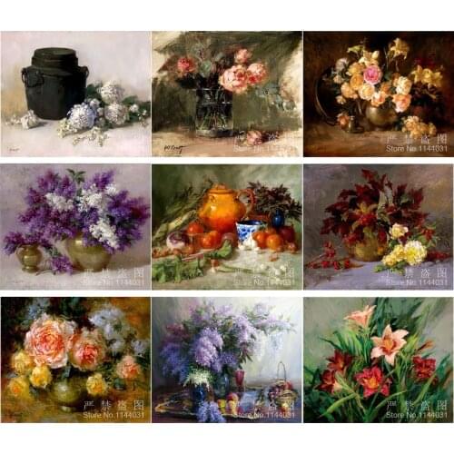 5D DIY Diamond Painting Crafts Diamond Embroidery Flowers Colorful Painting Rhinestones Mosaic Kit Pictures Of Crystals Pattern