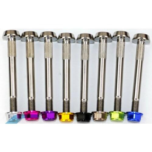 8 Colors Bicycle Suspension Block Bolt with Nut Titanium for Brompton Bike Rear Shock