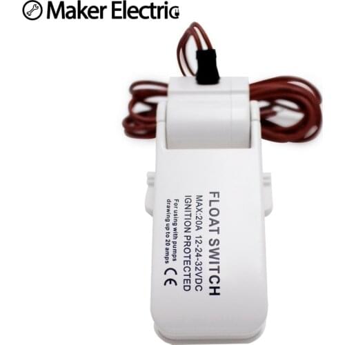 Free Shipping Automatic Electric Bilge Switch DC 12V 24V 32V for bilge pumps boat pump flow sensor Water Pump Float Switch