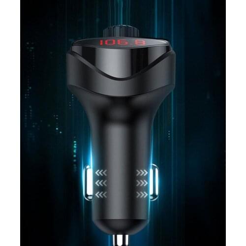 Car Charger FM Transmitter Car Audio MP3 Player Card Car Kit 3.4A Dual USB Car Phone Charger for U Disk/TF Card