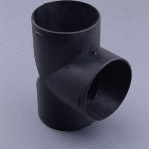 DWCX 90MM Black Plastic Car Ducting T Piece Outlet Connector Fit for Eberspacher Webasto Heater