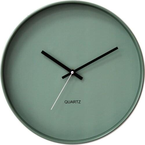 Silent Electronic Wall Clock Simple Living Room Modern Macaron Watch Wall Digital Bedroom Kitchen Klok Saat Home Decor OO50WC