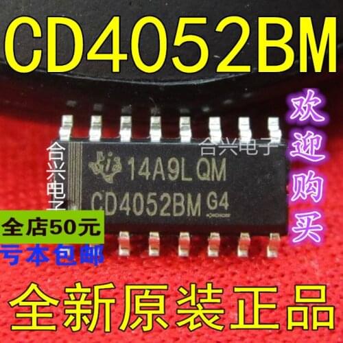 Cd4052 Cd4052bm Chip Logic Chip Real Brand New & Original