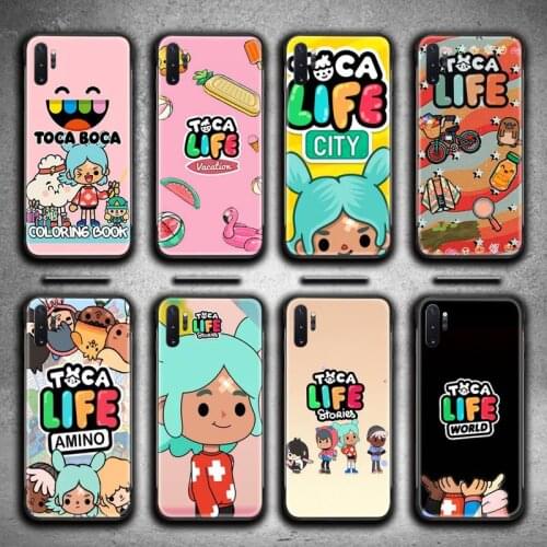 Toca Boca Toca Life World game Phone Case For Samsung Galaxy Note20 ultra 7 8 9 10 Plus lite M51 M21 M31 J8 2018 Prime