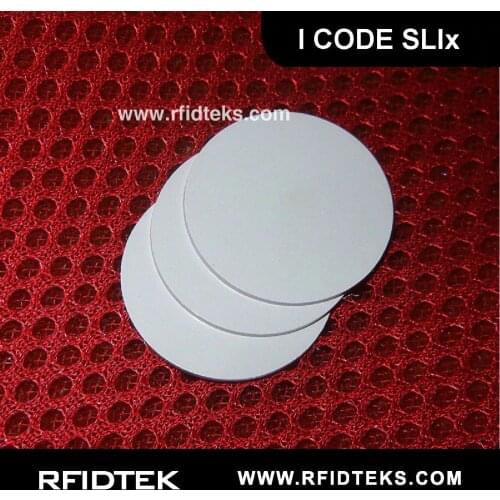 CT30 Dia 30mm RFID PVC Tag RFID PVC Industry Token 13.56MHZ 1024BIT R/W ISO15693 ISO18000-3 with I CODE SLIX Chip