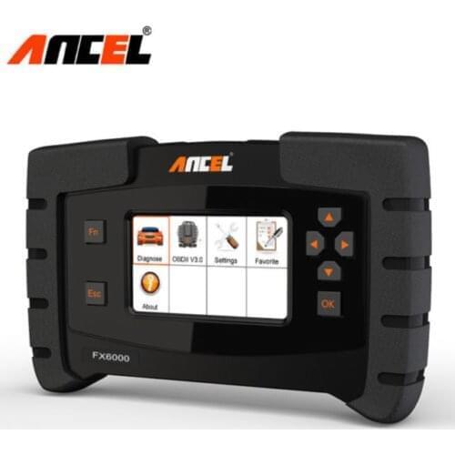 Ancel FX6000 Diagnostic Auto Tools OBD2 Automotive Scanner Transmission System TPMS SRS Reset EOBD OBD 2 Car Diagnose Scanner