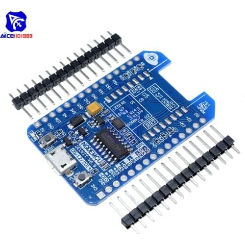 Diymore ESP8266 ESP-12E/ESP-12F WiFi Module CH340 CH340G NodeMCU Converter Adapter Base Board for Arduino IoT Micro USB