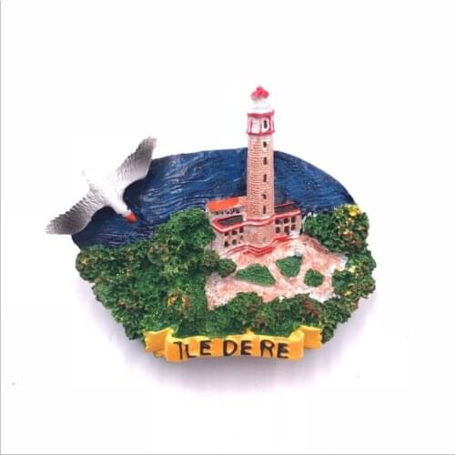 French Ile de France scenery souvenir fridge magnet