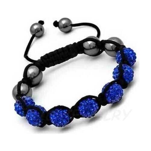 Hent Blue 10mm 7x Micro Pave CZ Disco Ball Bead crystal bracelet wholesale Free Shipping crystal bracelets dhfh45