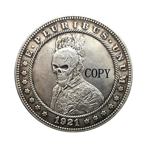 Hobo Nickel 1921-D USA Morgan Dollar COIN COPY Type 157