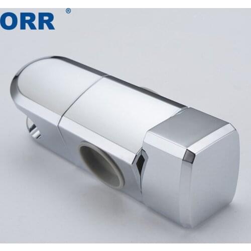 Chrome Handheld Adjustable Holder Promotions Rail Bracket Slide Shower Head Rack Bathroom Accessory suporte de chuveiro poseedor