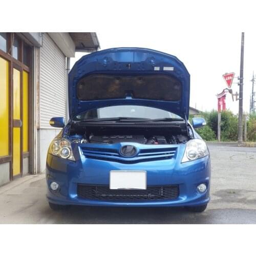For 2006-2012 Toyota Auris ZRE152H Front Hood Bonnet Modify Gas Struts Carbon Fiber Spring Damper Lift Support Absorber