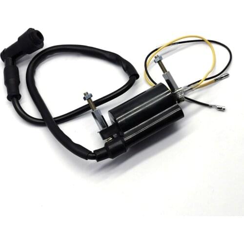 Motorcycle Ignition Coil 21121-1264 21160-1089 for Kawasaki KLF300 Bayou 300 2x4 1988-2004 & 4x4 1989-1996 w Boot